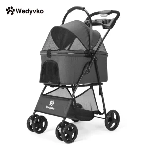 Wedyvko Luxury Detachable Pet Stroller